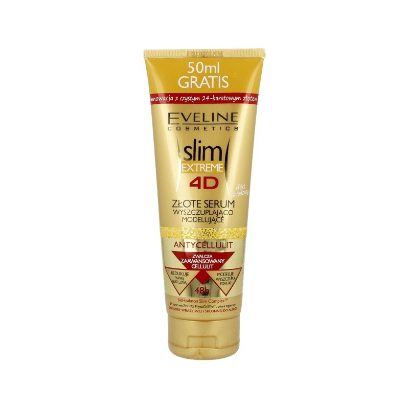 Eveline slim extreme 4D złote serum wyszczuplająco - modelujące 250 ml