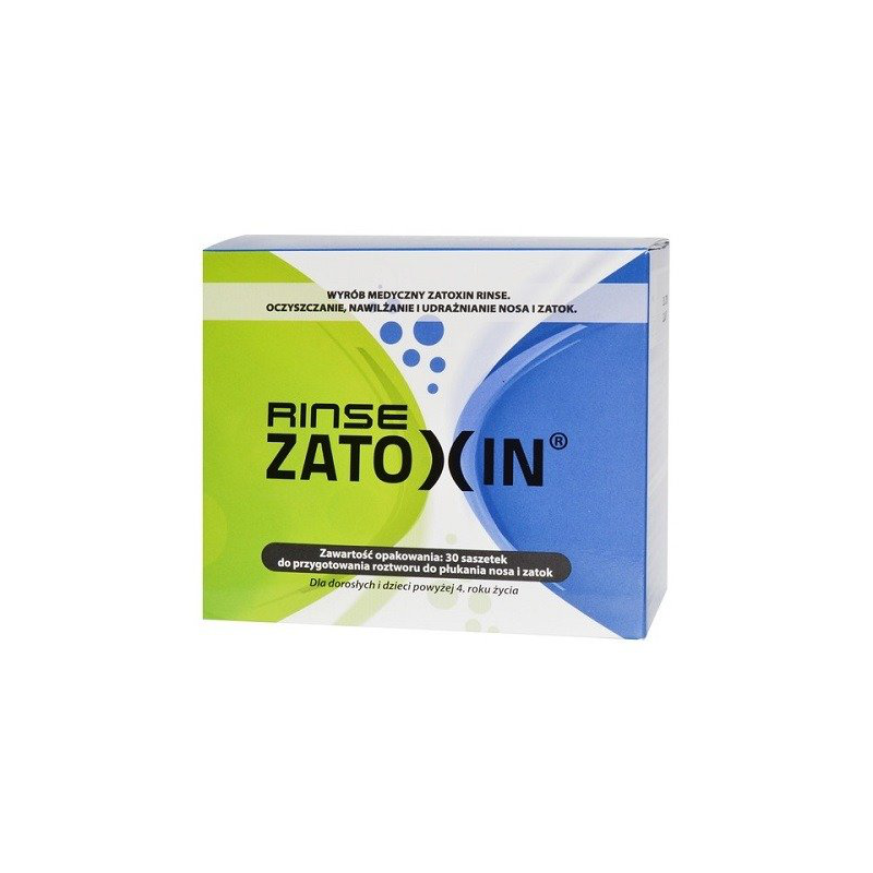 ZATOXIN RINSE Zestaw uzupełniający do płukania nosa i zatok - 30 sasz