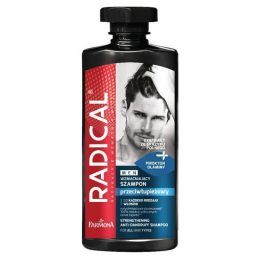 Radical Men Wzmacniający Szampon przeciw Wypadaniu Osłabionych Włosów 400ml