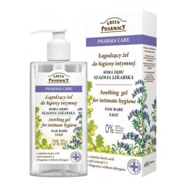Green Pharmacy Żel do Higieny Intymnej Kora Dębu i Szałwia Lekarska 300 ml