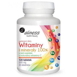 ALINESS Witaminy i minerały 100% - 120 tabl