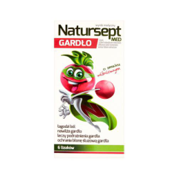 NATURSEPT MED Gardło Lizaki  - 6 szt