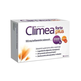 Climea forte plus, preparat na objawy menopauzy, 30 tabl