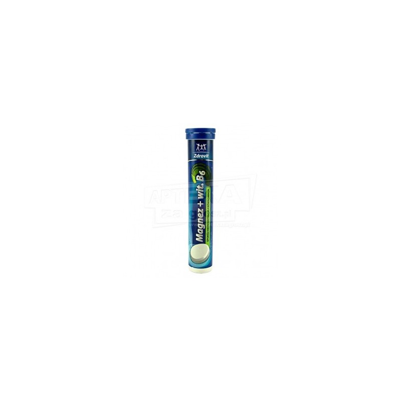 Zdrovit magnez z witaminą b6 x 24 tabl musujące