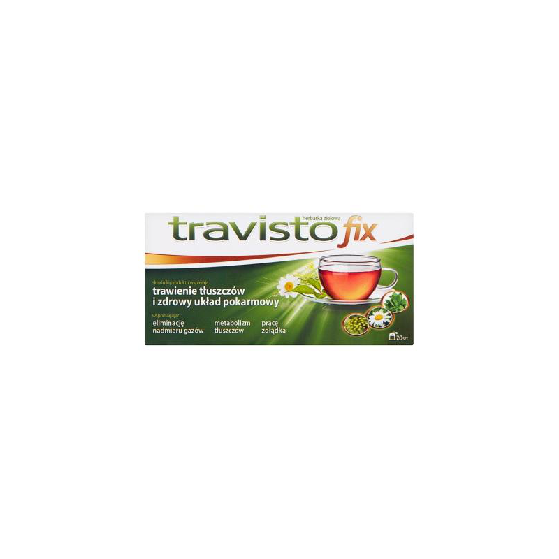 TRAVISTO FIX Herbatka ziołowa - 20 sasz