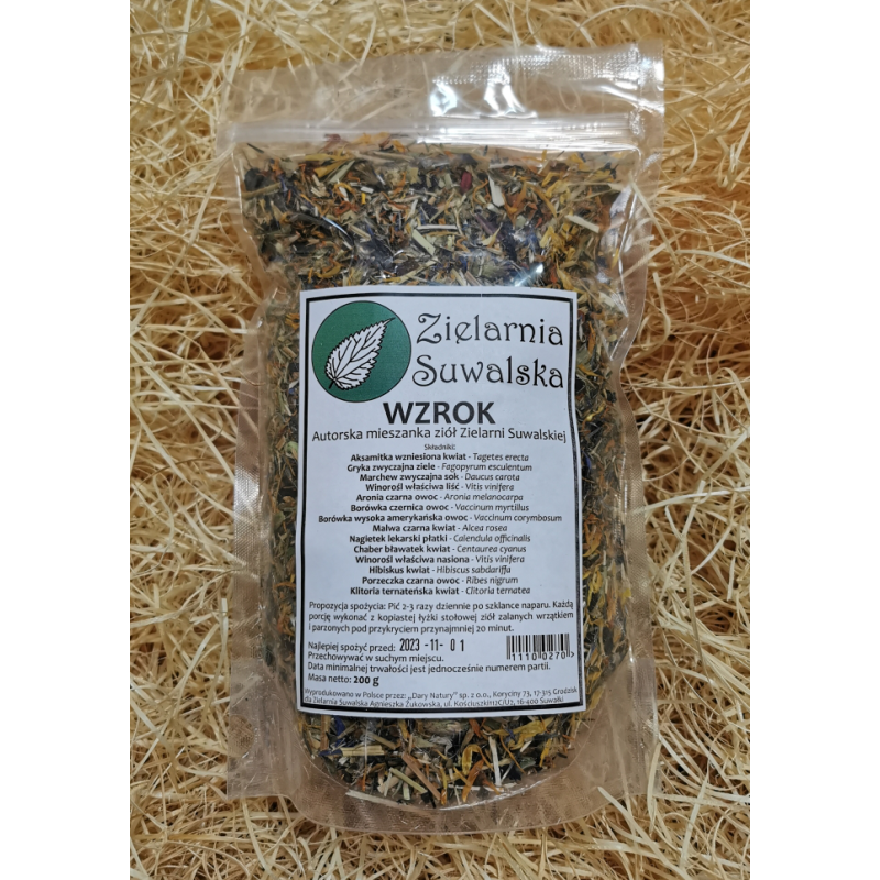 Zielarnia Suwalska Wzrok mieszanka ziolowa 200g