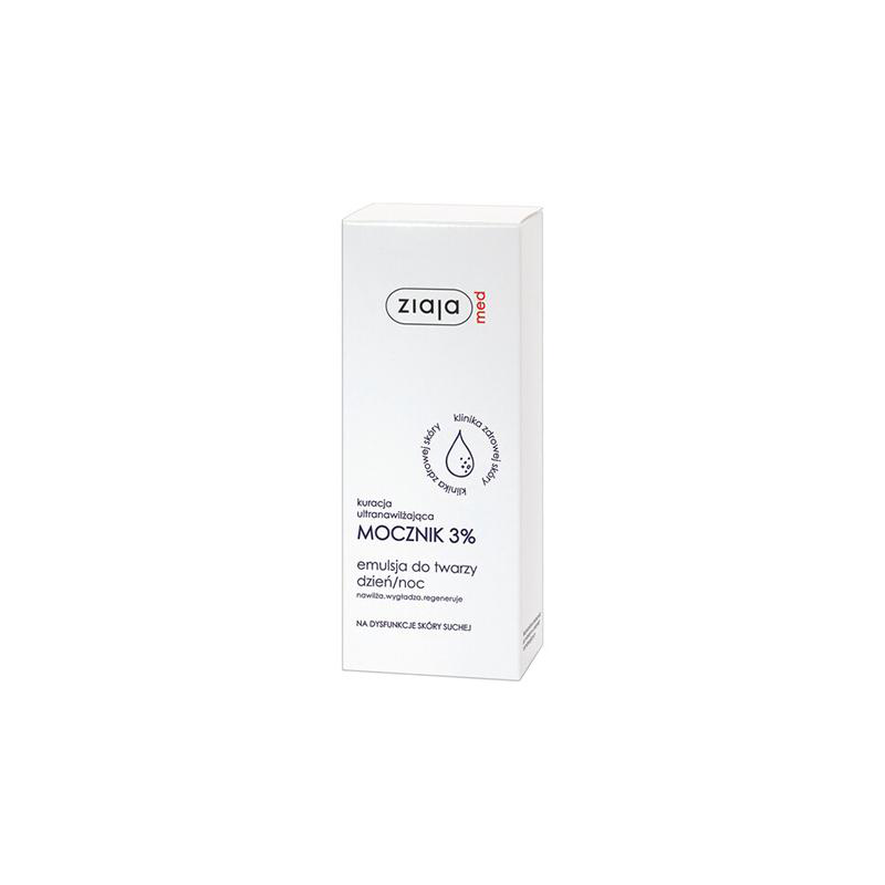 ZIAJA MED Kuracja dermatologiczna z wit C + HA P Krem głęboko regenerujący na noc - 50 ml