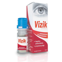 VIZIK Nawilżające krople do suchych i zmęczonych oczu 10ml