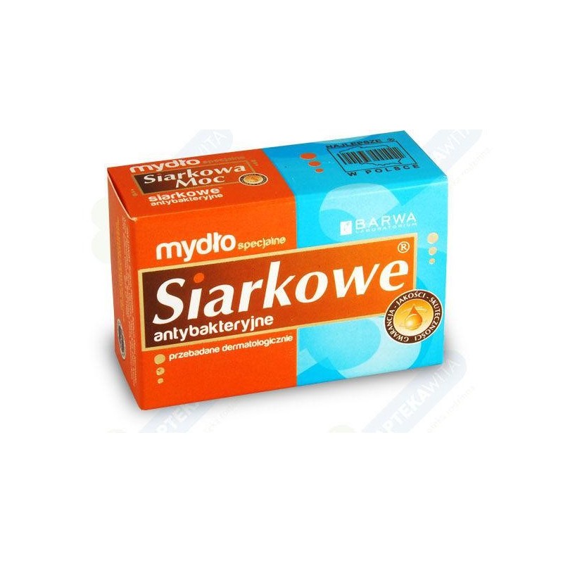 Barwa siarkowa moc - antybakteryjne mydło siarkowe 100 g