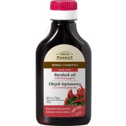 Green Pharmacy olejek łopianowy z czerwoną papryką stymulujący wzrost włosów 100 ml