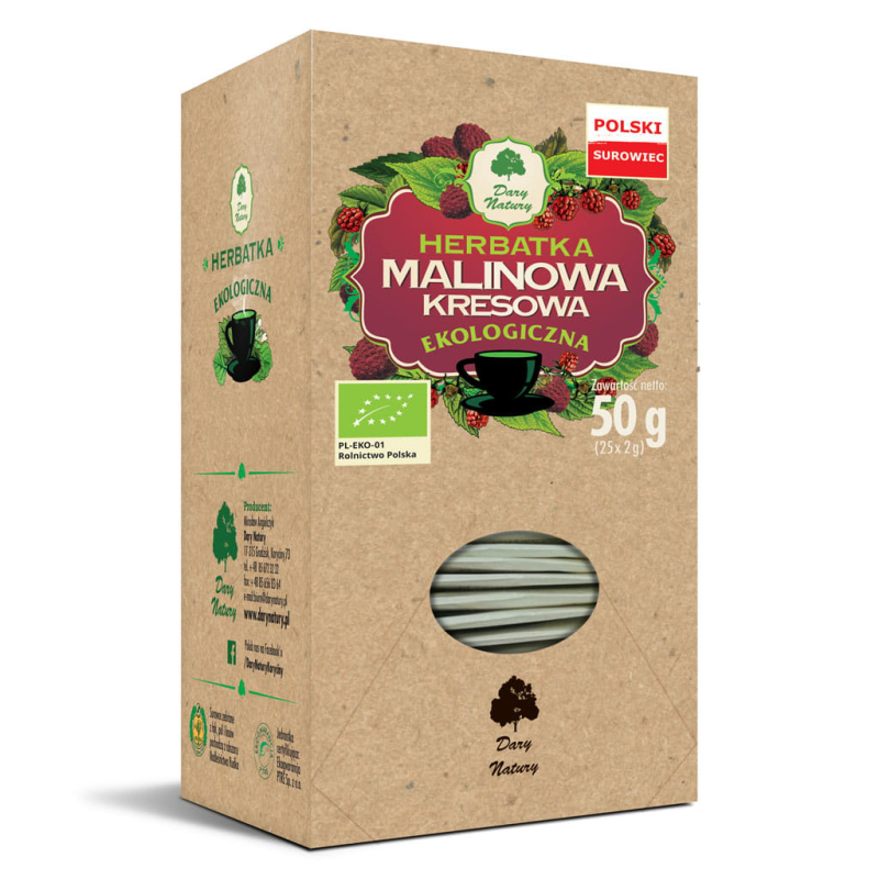 HERBATKA MALINOWA KRESOWA EKO 25X2G