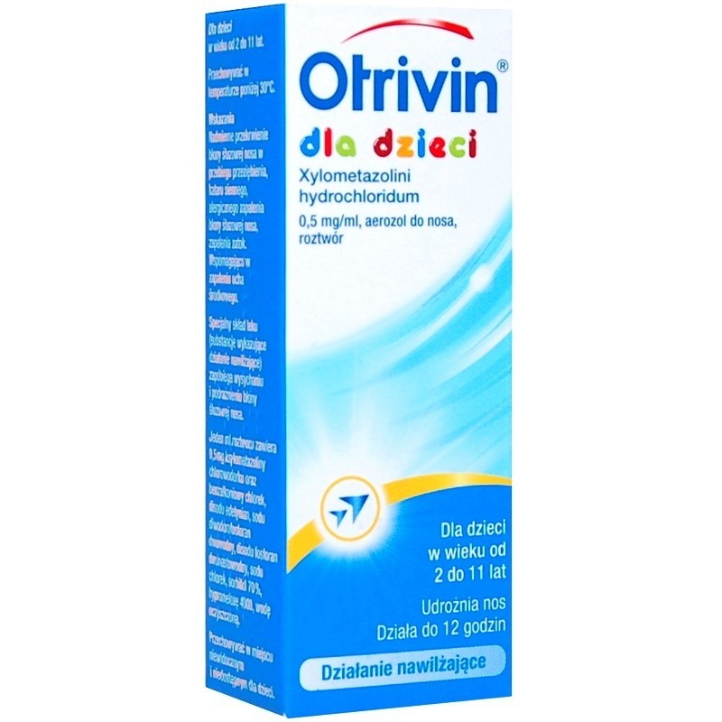 Otrivin dla dzieci (0,05%) aerozol do nosa 10 ml
