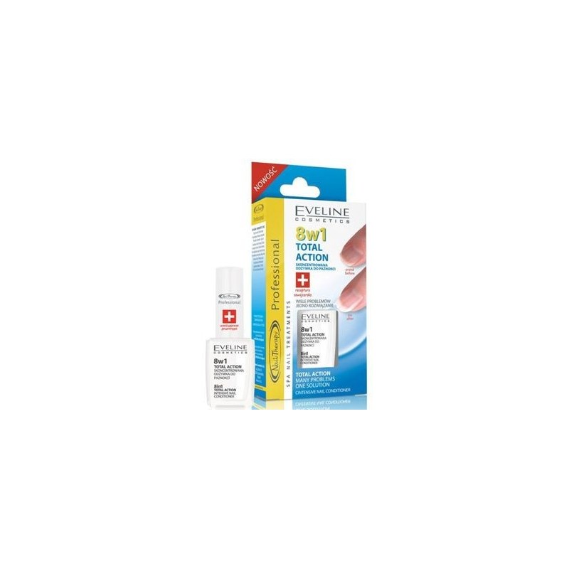 Eveline odżywka do paznokci - nail therapy total action 8w1 12ml