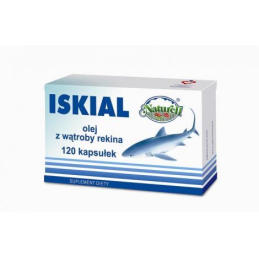 Iskial plus olej z wątroby rekina x 120 kaps