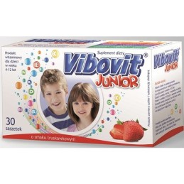 Vibovit junior 2 g x 30 sasz o smaku truskawkowym