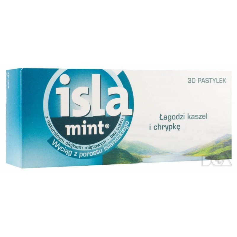 Isla-mint x 30 pastylek