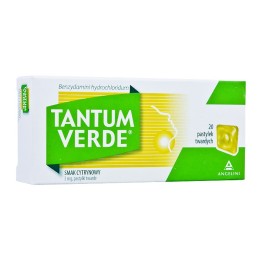TANTUM VERDE o smaku cytrynowym - 30 pastylek