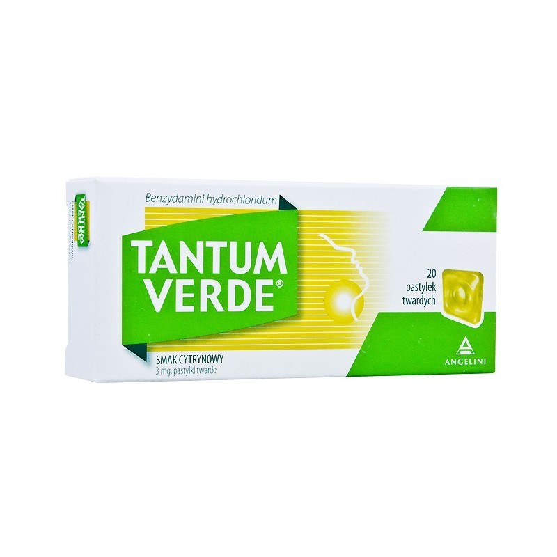TANTUM VERDE o smaku cytrynowym - 30 pastylek