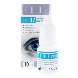 Zuma ulga krople do oczu 0,2% z hialuronianem sodu 10 ml