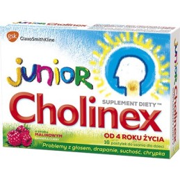 Cholinex junior x 16 pastylek do ssania