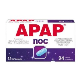 Apap noc x 24 tabl powlekanych