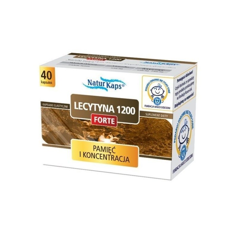NATURKAPS LECYTYNA 1200 FORTE - 40 kapsułek