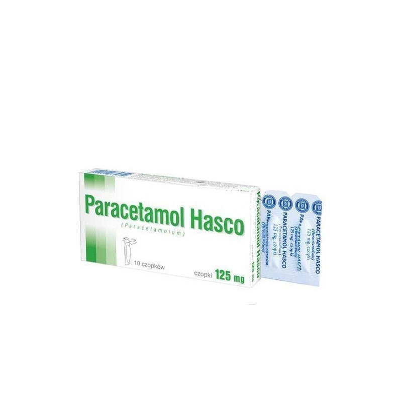 PARACETAMOL 125 mg - 10 czopków HASCO