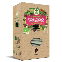 Ekologiczna herbatka malinowo-imbirowa