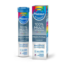Plusssz Mężczyzna + Multiwitamina - 24 tabletki musujące