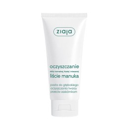 Ziaja Liść Manuka Pasta do głębokiego oczyszczania przeciw zaskórnikom 75 ml
