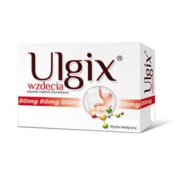 Ulgix wzdęcia 80 mg x 100 kaps