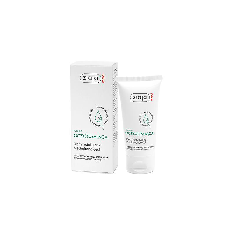 Ziaja med kuracja antybakteryjna  krem redukujący trądzik 50 ml