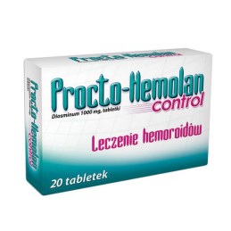 PROCTO - HEMOLAN Control tabletki - 20 sztuk