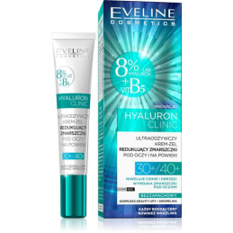 EVELINE Hyaluron Expert, przeciwzmarszczkowy krem pod oczy, 15ml