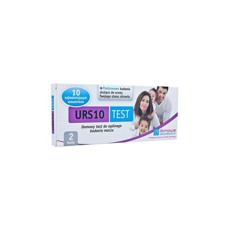 TEST URS 10 do ogolnego badania moczu - 2 sztuki