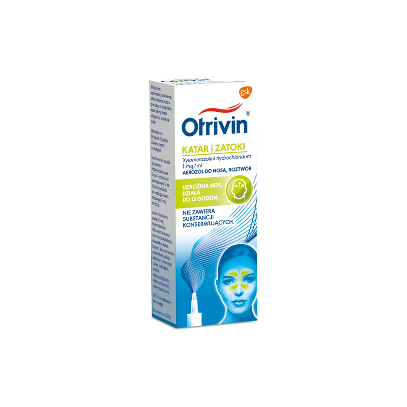 Otrivin Katar i Zatoki aerozol do nosa - 10ml