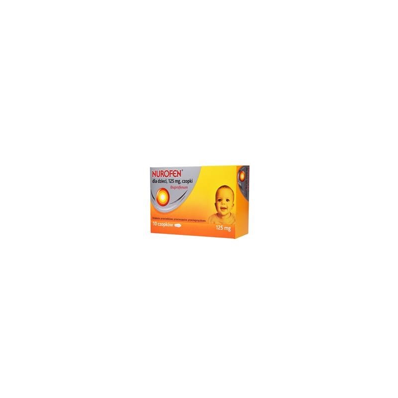 Nurofen dla dzieci 125 mg x 10 czopków