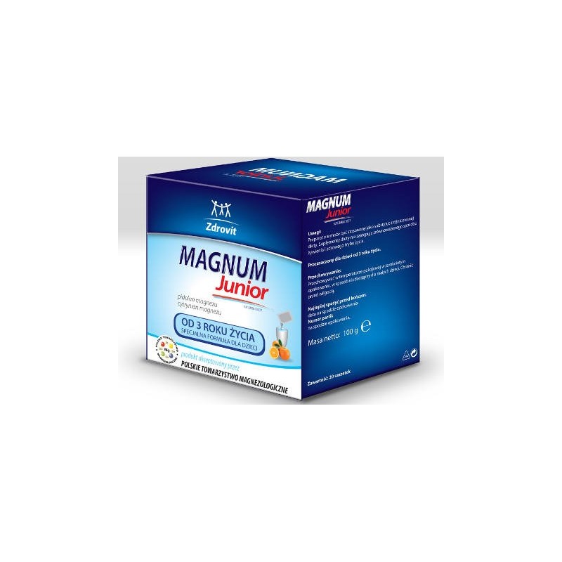 Zdrovit magnum junior x 20 sasz