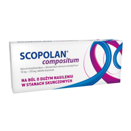 SCOPOLAN compositum 10 mg + 250 mg - 10 tabletek