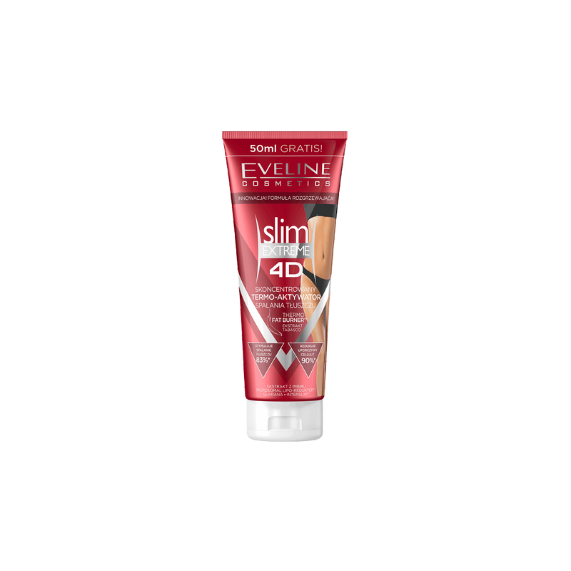 EVELINE Slim Extreme 4D Skoncentrowany Termo-Aktywator Spalania Tluszczu 250ml