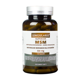 MSM SINGULARIS Superior 500 mg - 120 kapsułek