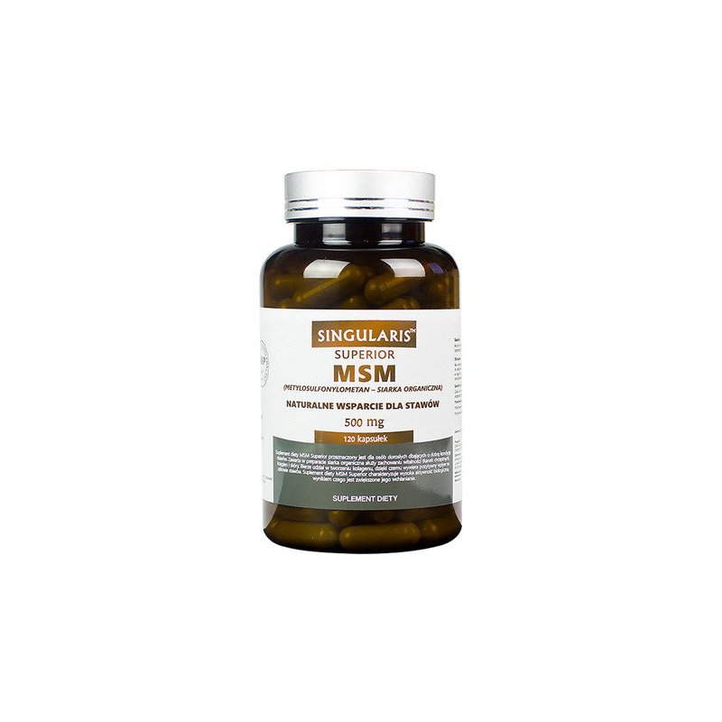 MSM SINGULARIS Superior 500 mg - 120 kapsułek
