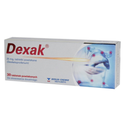 Dexak 25mg - 10 tabletek