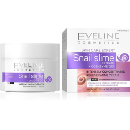 Eveline Filtrat ze śluzu ślimaka + Koenzym Q10  krem na Dzień i Noc 50ml