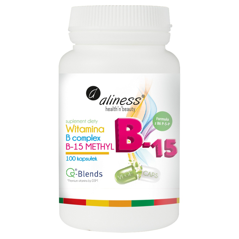 ALINESS Witamina B Complex B-15 Methyl - 100 kaps