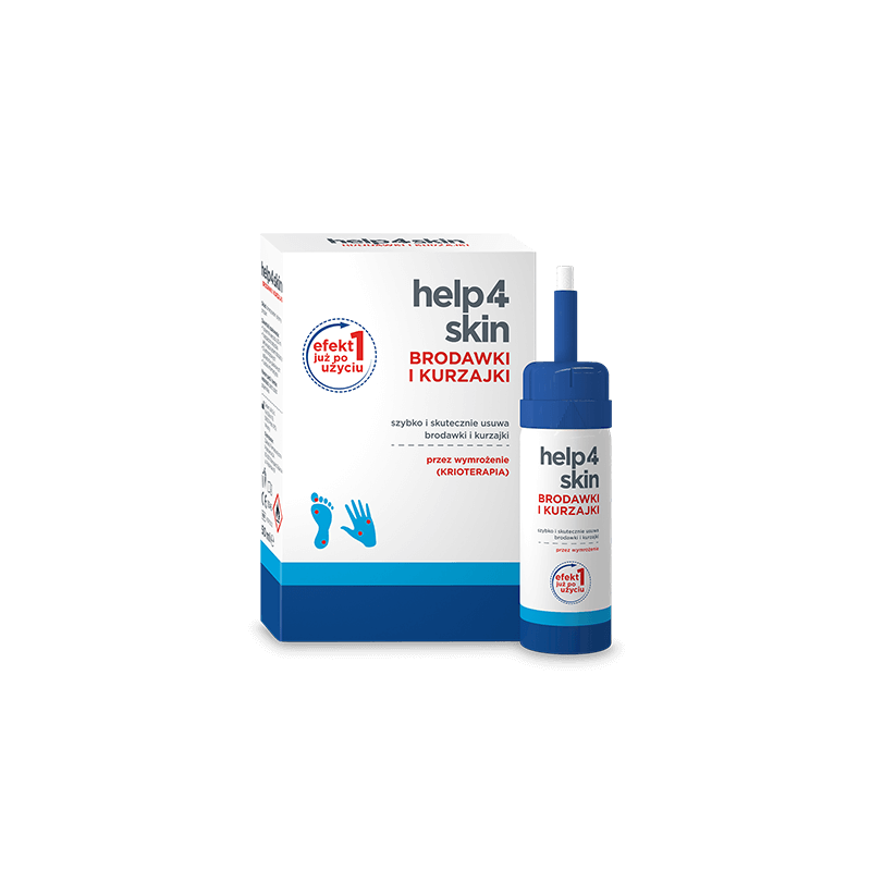 HELP4SKIN BRODAWKI I KURZAJKI Preparat do krioterapii - 50 ml
