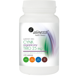 ALINESS Cynk organiczny TRIO 25 mg - 100 tabl