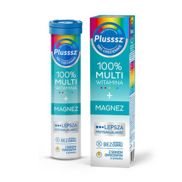 Plusssz 100% Multiwitamina + Magnez - 20 tabl. mus