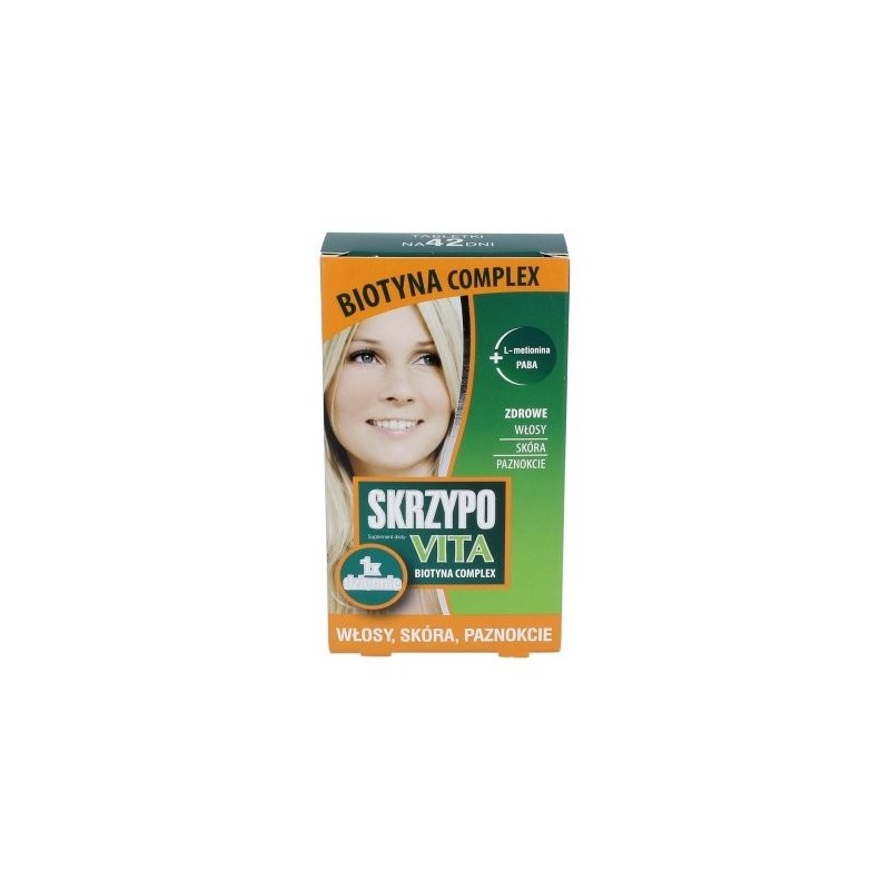 Skrzypovita 1 x dziennie biotyna complex x 42 tabl powlekane