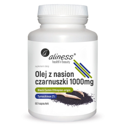 ALINESS Olej z nasion czarnuszki 1000 mg - 60 kaps